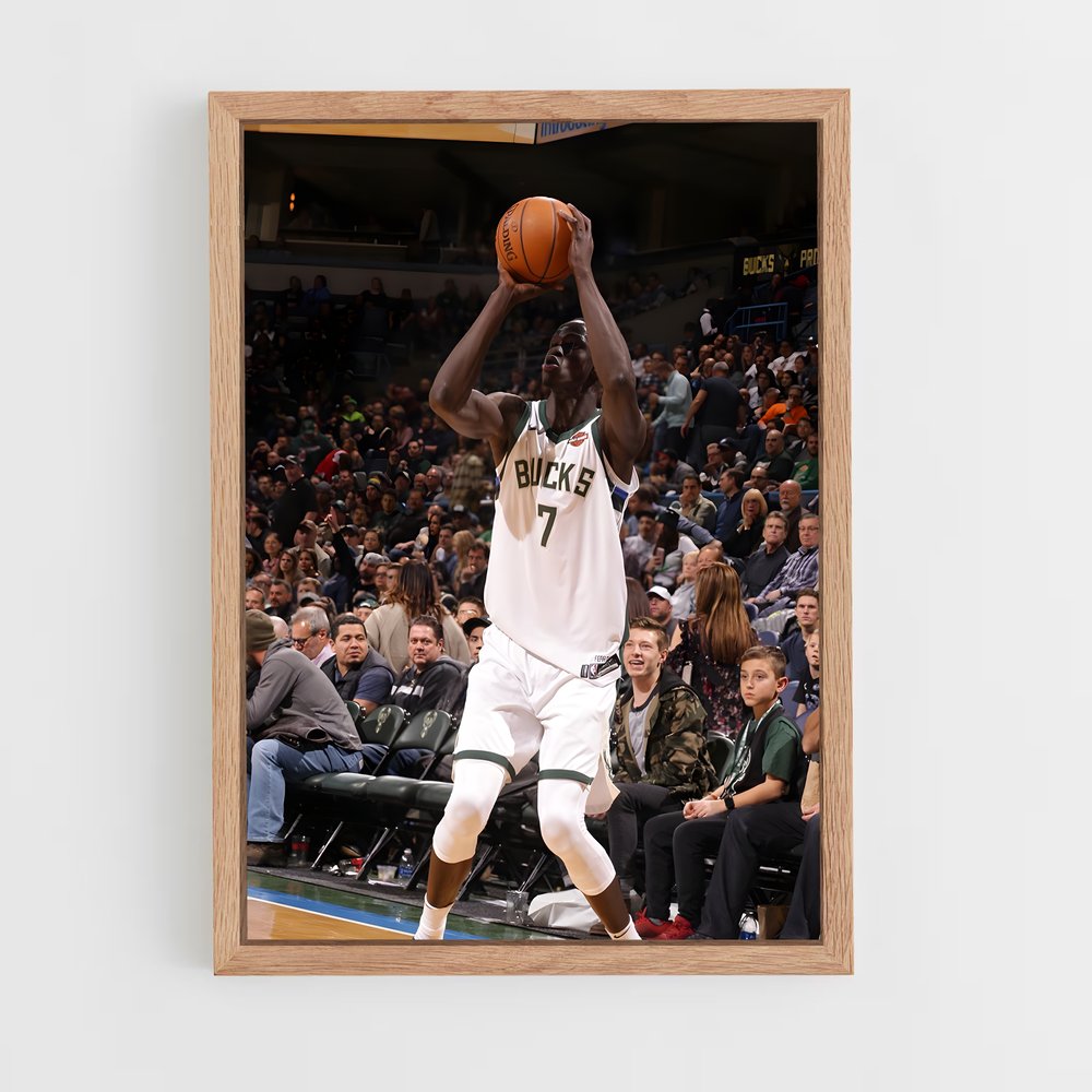 Poster Thon maker dégradé – affiche Basketball (vue 4)
